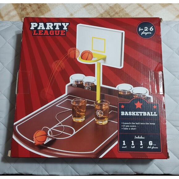 Basketball game for interior and exterior, chupito glass,gift for children,adult - Picture 1 of 10